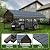 RITERYIFER 20x20 FT Carport Canopy Heavy Duty RV Metal Carports Kits for Garage,Aluminum Car Ports with Steel Shelter Frame Cover for 2 Car or Boats