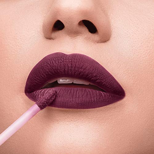 Eudora Batom Líquido Niina Secrets Skinny Matte Vinho Jasmin 4ml