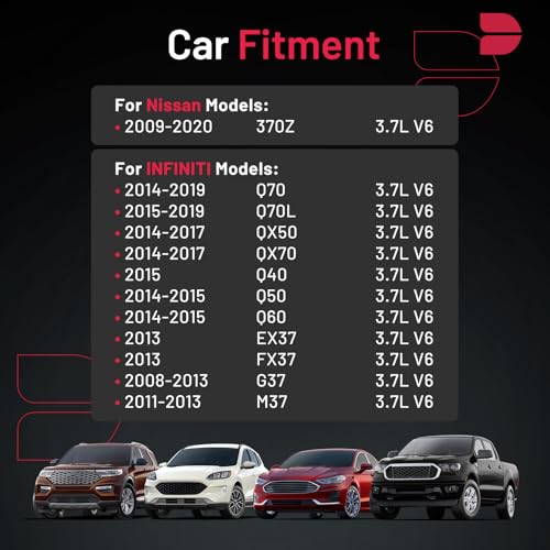 BDFHYK 90174 Double Iridium Spark Plugs Compatible with INFINITI EX37 G37 M37 Q40 Q50 Q60 Q70 Q70L QX50 QX70,Compatible with Nissan 370Z 3.7L V6 Replacement for DF8H11B Set of 6 by BDFHYK - Image 2