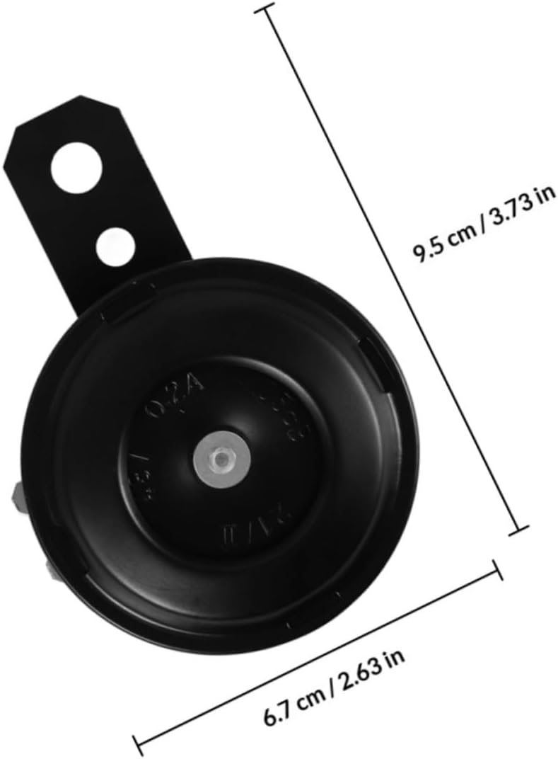 2pcs Loud Electric Scooter Horn and Motorcycle Motohorn Train Horn for 48v Electric Bikes Sturdy Acoustic for Safety and Warning on Mopeds and Atvs