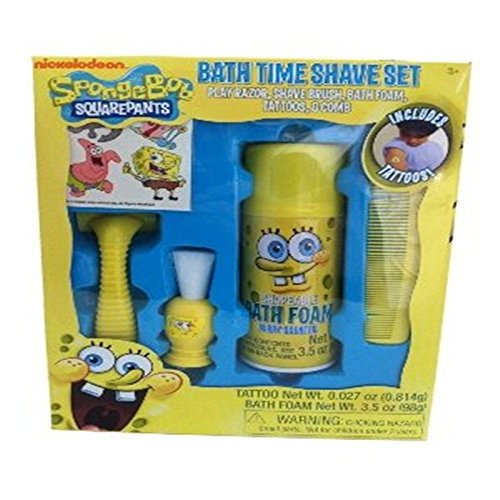 Buy SpongeBob Squarepants Bath Time Shave Set by Nickelodeon Online at