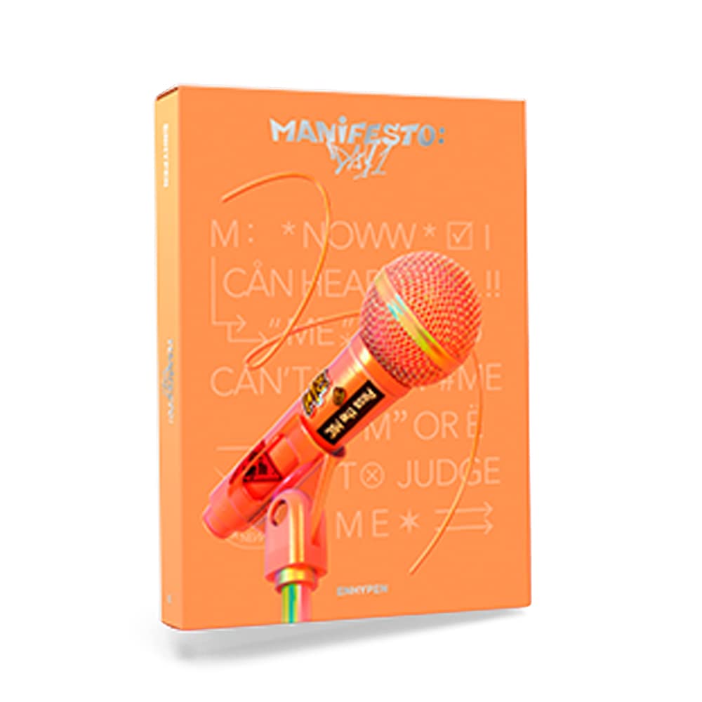 Big Hit Entertainment Enhypen Manifesto Day 1 3rd Mini Album (Medium Ver.) 155 x 215 x 20 mm (CMDC11739)