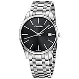 Durchmesser: 40mm Calvin Klein Herren Analog Quarz Smart Watch Armbanduhr mit Edelstahl Armband K4N21141