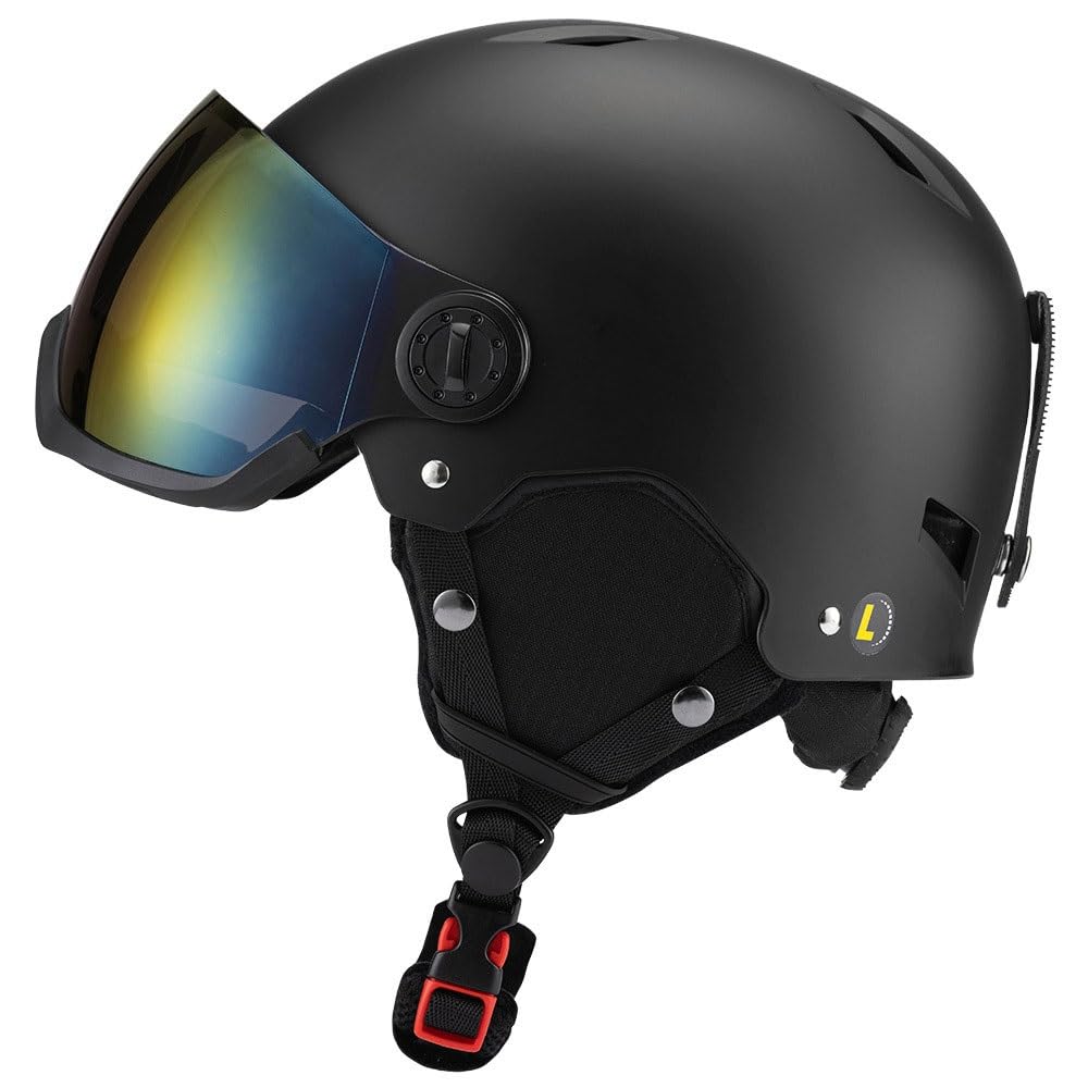 Casque de Ski de Ski Casque de Neige à Vent réglable pour Le matériel de Ski de Sport d'hiver extérieur pour Les Femmes Hommes