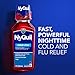 Vicks NyQuil, Nighttime Relief of Cough, Cold & Flu Relief, Sore Throat, Fever, & Congestion Relief, Cherry Flavor, Twin Pack, 12 FL OZ