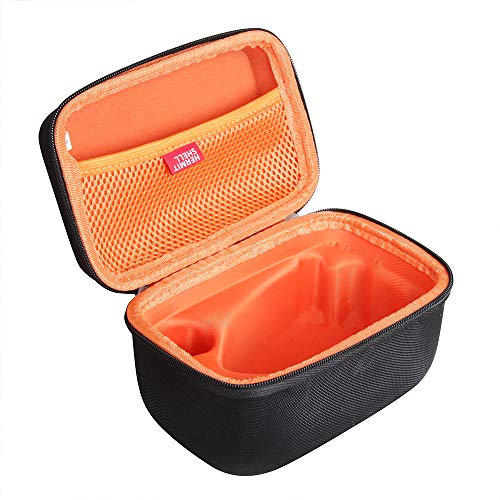 Hermitshell Hard Travel Case for Sharper Image SI-755 Mini Steam Iron (Black+Orange) (Only Case) - Image 4
