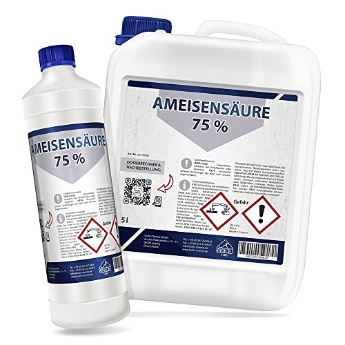 Ameisensäure 75%, 1 L (1,18 Kg), inkl. Dosierrechner auf 60% Cover