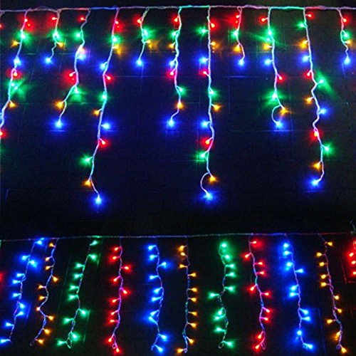 Cascata Pisca Pisca Natal 100L Led Colorido Decoraçao (Ja-81104)