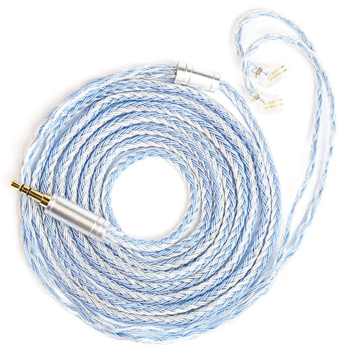 KBEAR ST16 Plus 2 Meter Detachable IEM Cable 16 Core 5N OCC...
