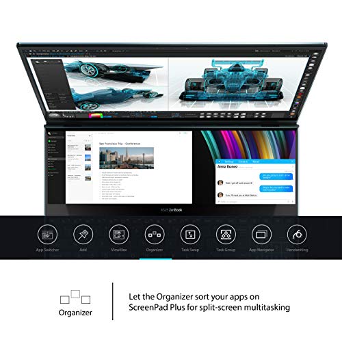 ASUS-ZenBook-Pro-Duo-UX581-Laptop-156-4K-UHD-NanoEdge-Touch-Display-Intel-Core-i7-10750H-16GB-RAM-1TB-PCIe-SSD-GeForce-RTX-2060-ScreenPad-Plus-Windows-10-Pro-Celestial-Blue-UX581LV-XS74T