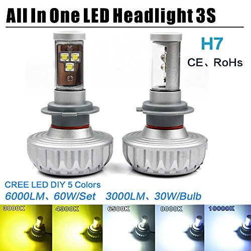 Aridox (TM) 100% garanzia 2PCS H7 auto LED faro H7...