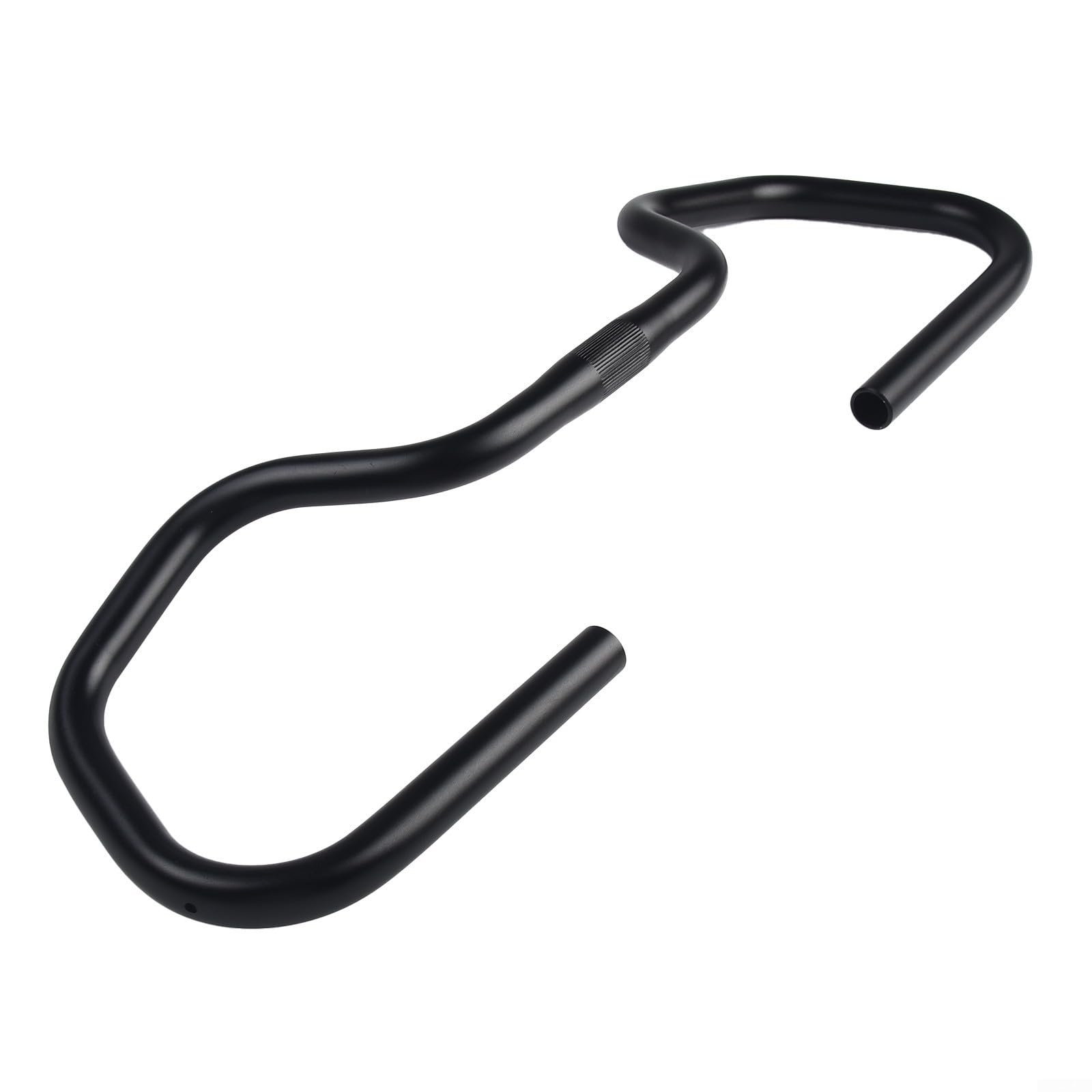 Guidon en aluminium durable pour vélo de randonnée 25 4 mm 580 mm, noir (25,4 mm)