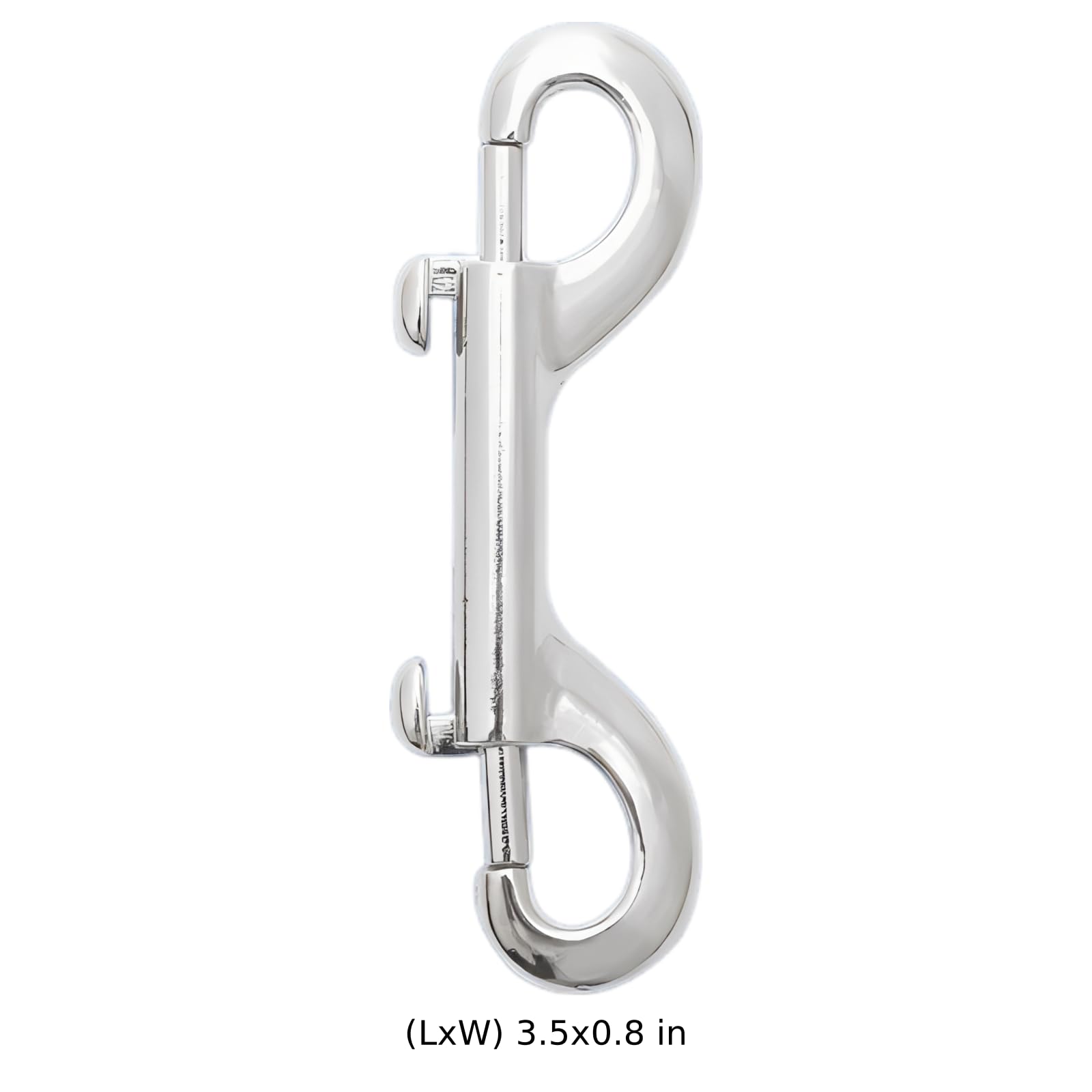20 Stk. doppelseitige Bolt-Snap-Haken aus Zinklegierung, doppelte Metall-Trigger-Clips zum Verbinden von Hundeleinen, Pferdefuttereimern, als Schlüsselhalter und Tauchzubehör, 360° drehbar