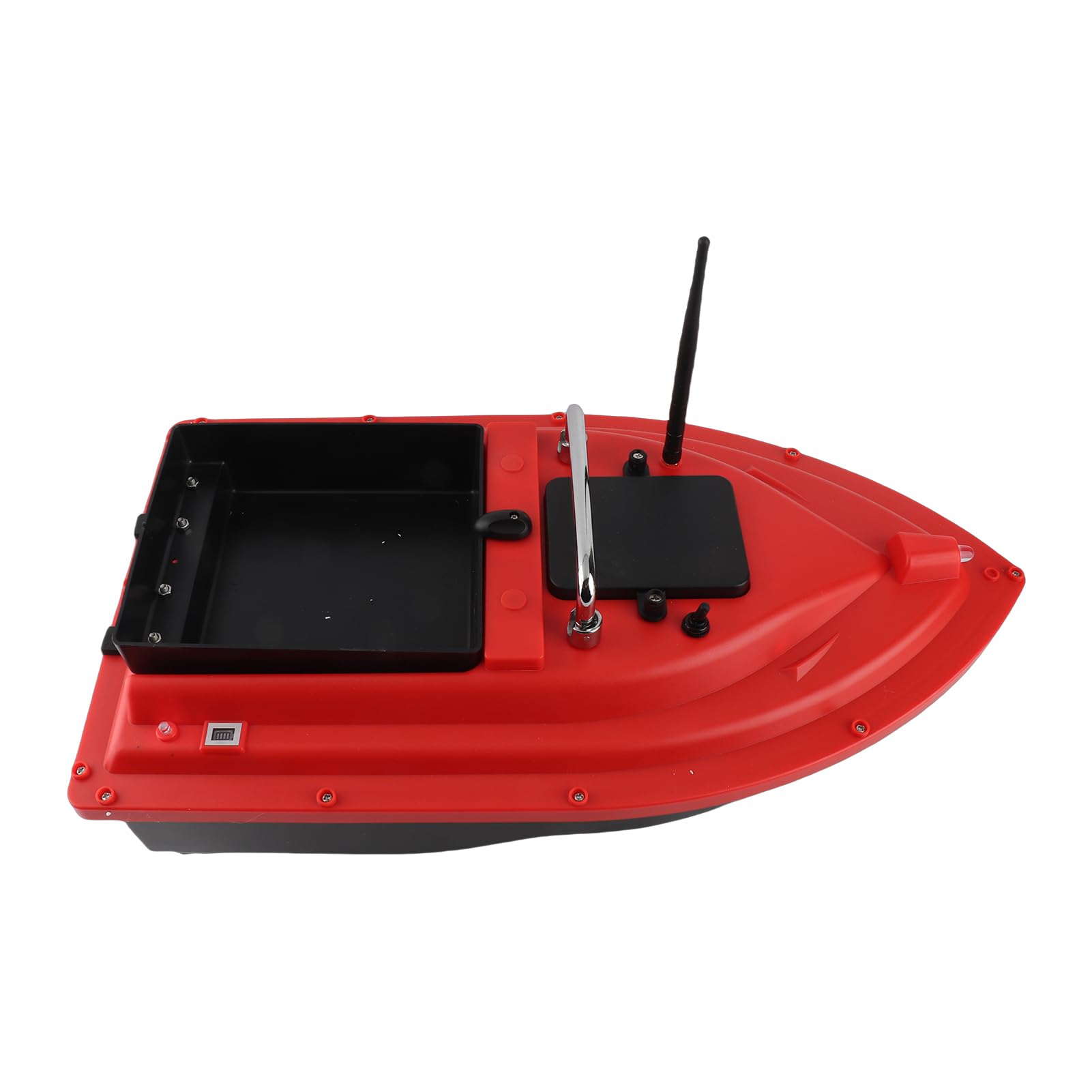 Kavolet Barca per esche da pesca telecomandata 500 m, carico 2 kg, con grande contenitore per esche automatiche, batteria ricaricabile da 12000 mAh