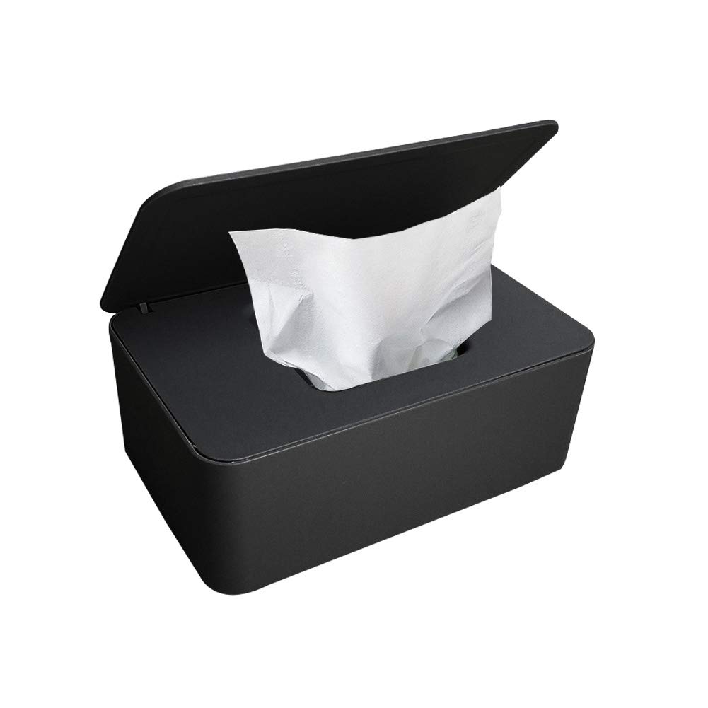 Onebycitess Baby Wipes Dispenser, Baby Wipes Case Holder Keeps Diaper Wipes Fresh Non-Slip Wipe Container Three-Layer Seal Design Prevent Moisture