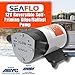 SEAFLO Marine 12V Reversible 8.0 GPM Self-Priming Impeller Bilge/Ballast Pump - Efficient, Durable, and Versatile Boat Pump - 4 Year Warranty