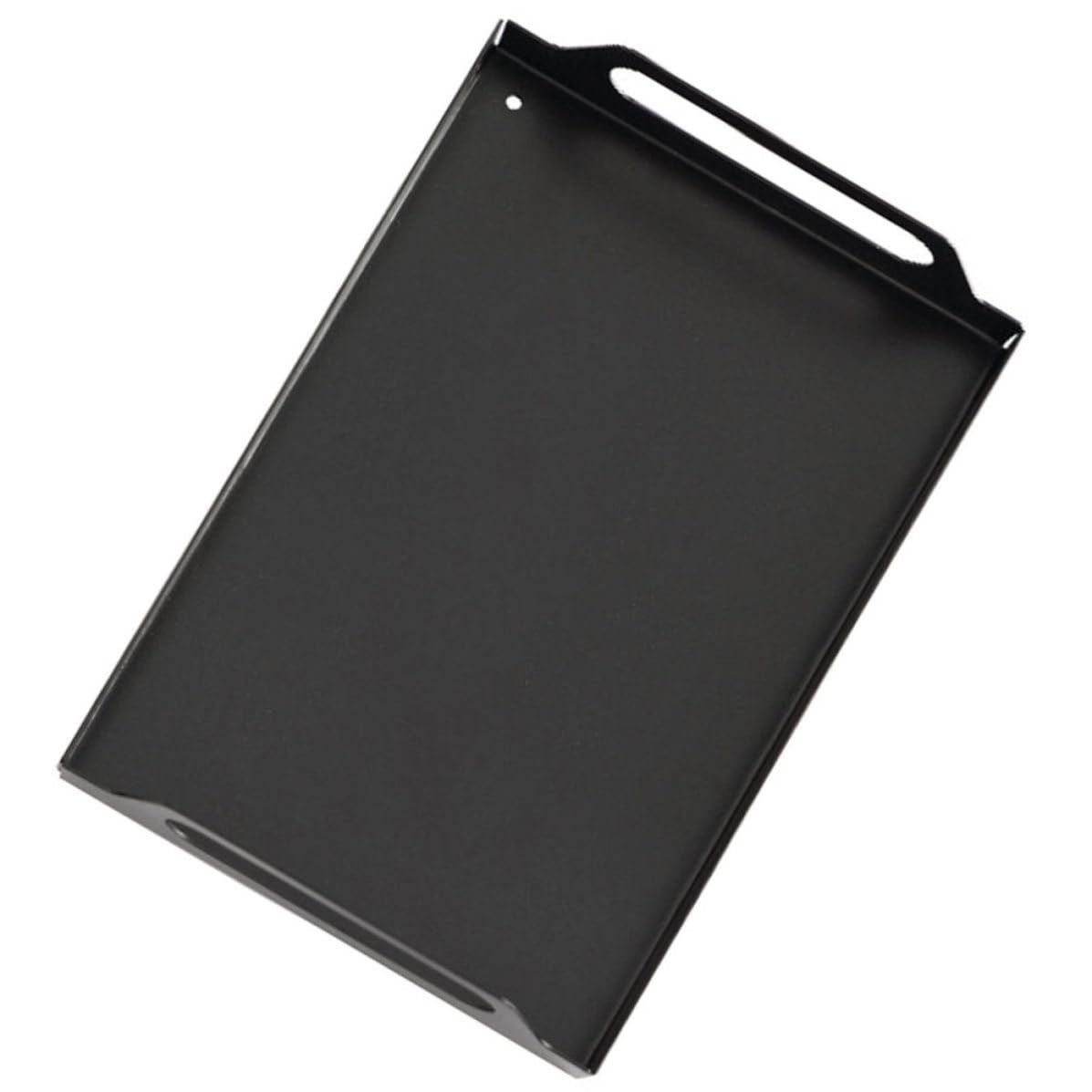 iplusmile Plateau de Restauration Rapide Rectangulaire en Fer Noir, Empilable et Réutilisable, Table à Manger Service de Snacks