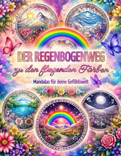Der Regenbogenweg zu den fliegenden Farben: Mandalas fuer deine Gefuehlswelt