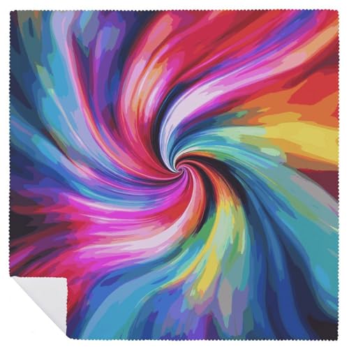 Servilletas de tela multicolor tie dye 4 unidades miniatura 6