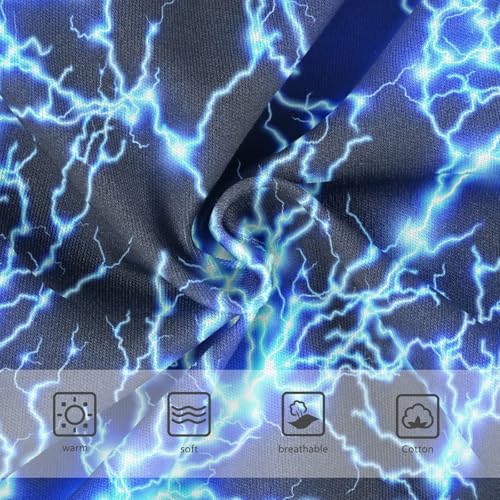 Little Girls' Soft Cotton Underwear Kids Breathable Comfort Blue Lightning Panties Briefs Toddler3