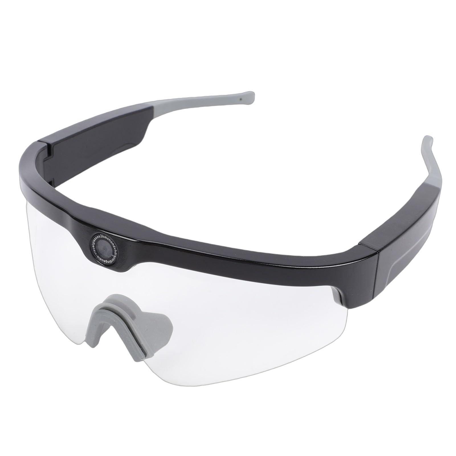 Gafas Bluetooth para Ciclismo con Cámara 2K, Cámaras de Video de Acción Deportiva, Lente Gran Angular de 100°, Reducción de Ruido del Viento, para Ciclismo, Correr, Scooter, Golf