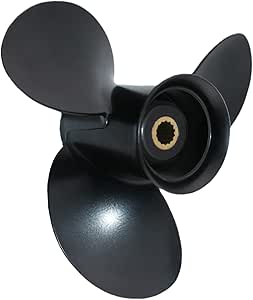 Boatman 9.25x11 Aluminium Buitenboordmotor Boot Propeller fit Mercury Motoren 9.9-20 Pk, 14 Spline Tand, RH, OEM NO.48-897754A11 Boatman 9.25x11 Aluminium Buitenboordmotor Boot Propeller fit Mercury Motoren 9.9-20 Pk, 14 Spline Tand, RH, OEM NO.48-897754A11