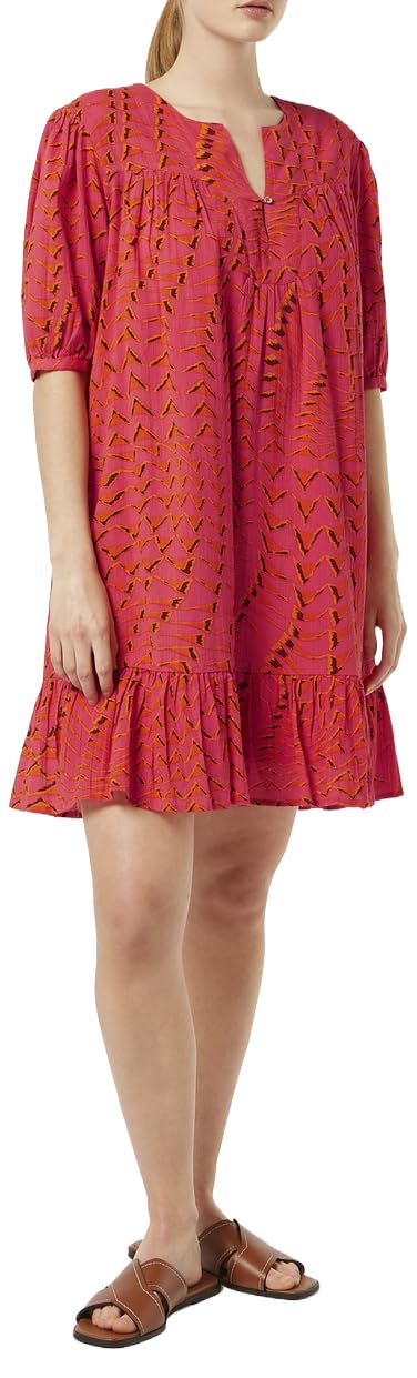 Scotch & Soda Printed Maxi Dress, Vestido Casual Mujer, House of Mirrors Pink, 42
