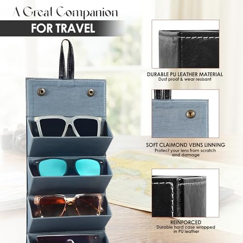 Image of ALAWO Sunglass Box Organizer Holder Case