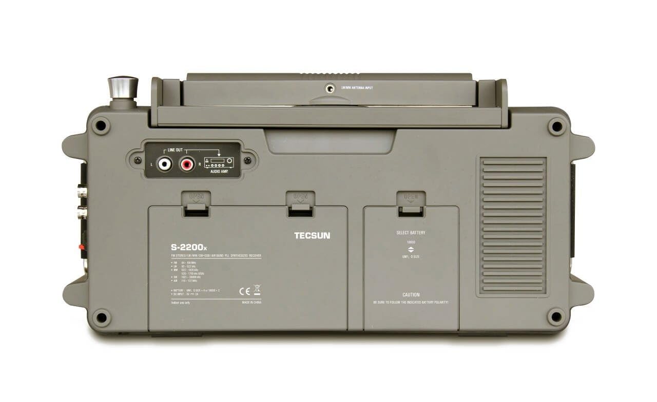 Tecsun S-2200-X Funkempfänger, dreifache Umwandlung, DSP, Multimode-Empfang, LCD-Display