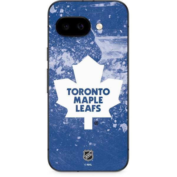 Skinit Decal Phone Skin Compatible with Google Pixel 9a - Officially Licensed NHL Toronto Maple Leafs Frozen Design