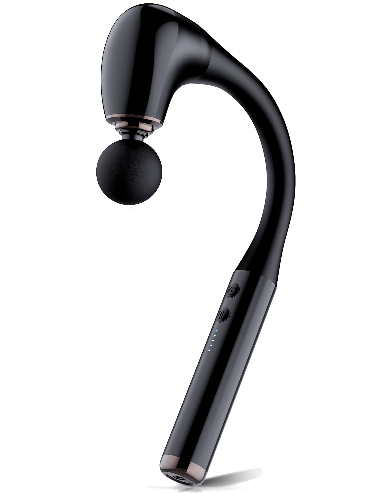 FVZ Massage Gun with Upgraded Extension Handle, 16MM Massage Gun Deep Tissue, Back Massager, Muscles/Neck/Shoulders/Waist/Legs Massager Portable for Pain Relief, 4 Massage Heads & 5 Speed Levels