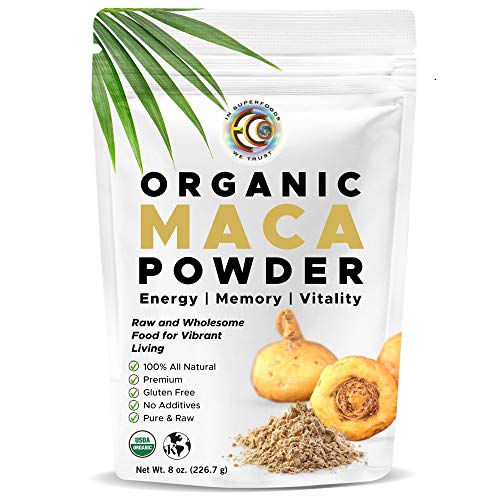 Earth Circle Organics - Organic Maca Root Powder, Natural Superfood, Helps with Energy