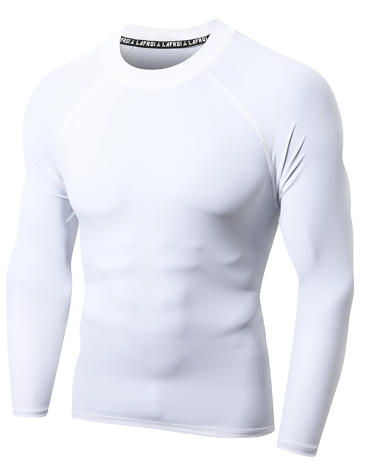 LAFROI Herren Langarmshirt UPF 50+ Kompression, BJJ, Schwimmen, Rashguard