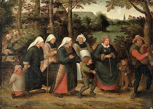 Lienzo mural de Pieter Brueghel con acabado artístico de alta calidad para pared