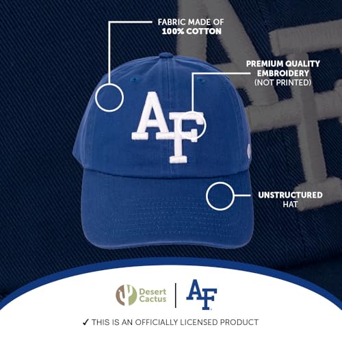 Gorra bordada US Air Force Academy azul ajustable miniatura 4