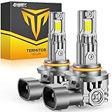 FAHREN 9006 LED Bulbs, 55000LM Super Bright, Real 1:1 Design, 6500K Cool White, 10-Year Extended Lifespan, 5 Min Quick Plug and Play, IP68, HB4 Light Bulb for Stock Halogen Replacement, Pack of 2