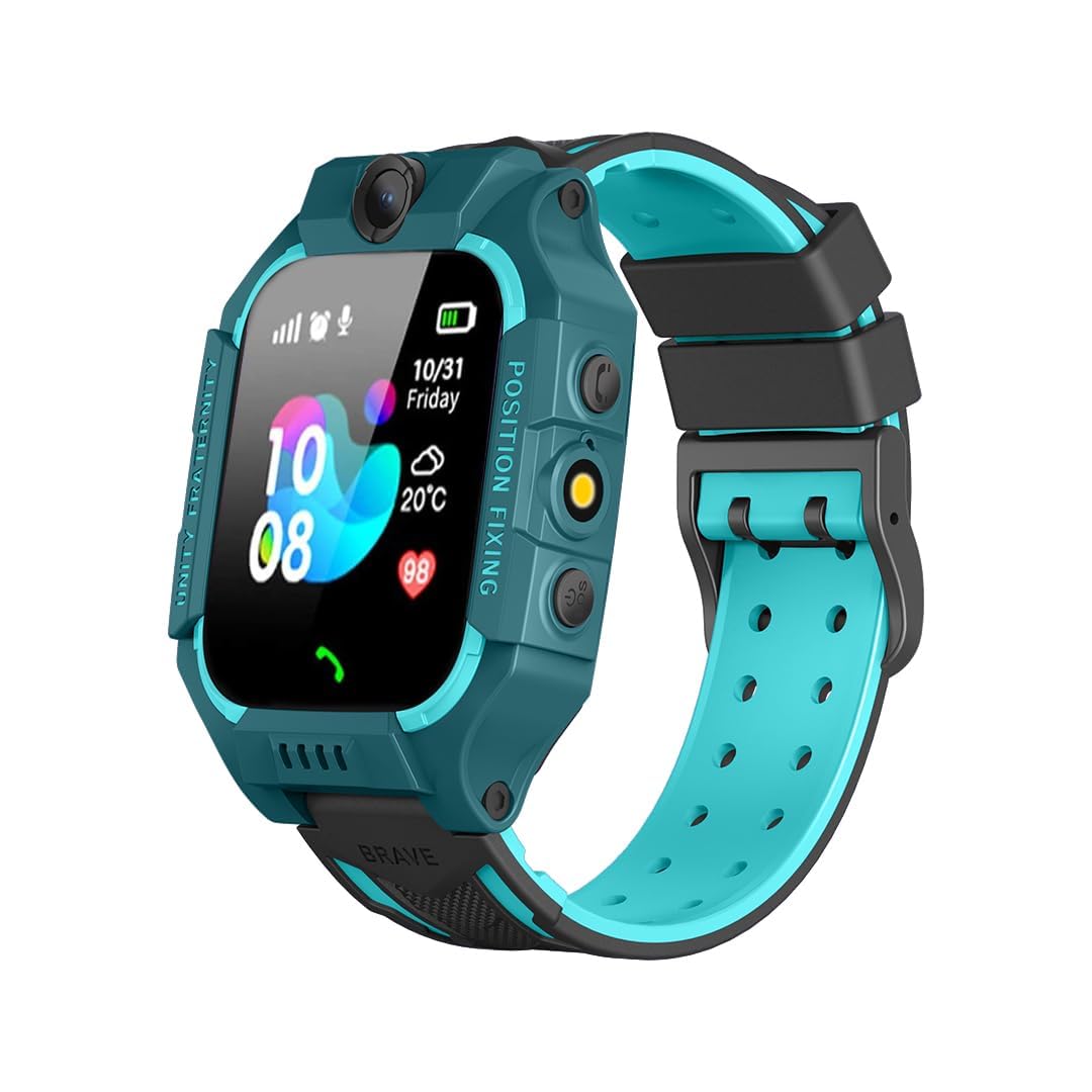 GameSir Kids Smartwatch for Boys & Girls, Men & Women, Sim Card Support, Location Tracker/GPS System, Music Player, Camera, Video,Notification, Alarm, Waterproof, Calling Smart Watch-Green-image-36