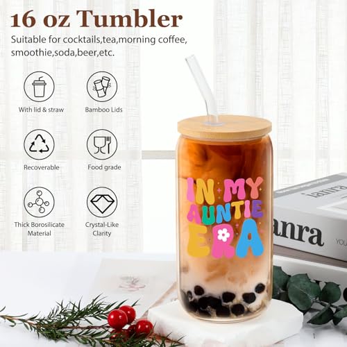 Christmas-Gifts-For-Aunt-Birthday-Gifts-For-Aunt-from-Niece-Nephew-New-Aunt-Auntie-To-Be-Aunt-Aunt-Announcement-Promoted-To-Aunt-Best-Auntie-Gift-16-Oz-Coffee-Glass Christmas Gifts For Aunt Birthday Gifts For Aunt from Niece Nephew New Aunt Auntie To Be Aunt Aunt Announcement Promoted To Aunt Best Auntie Gift 16 Oz Coffee Glass