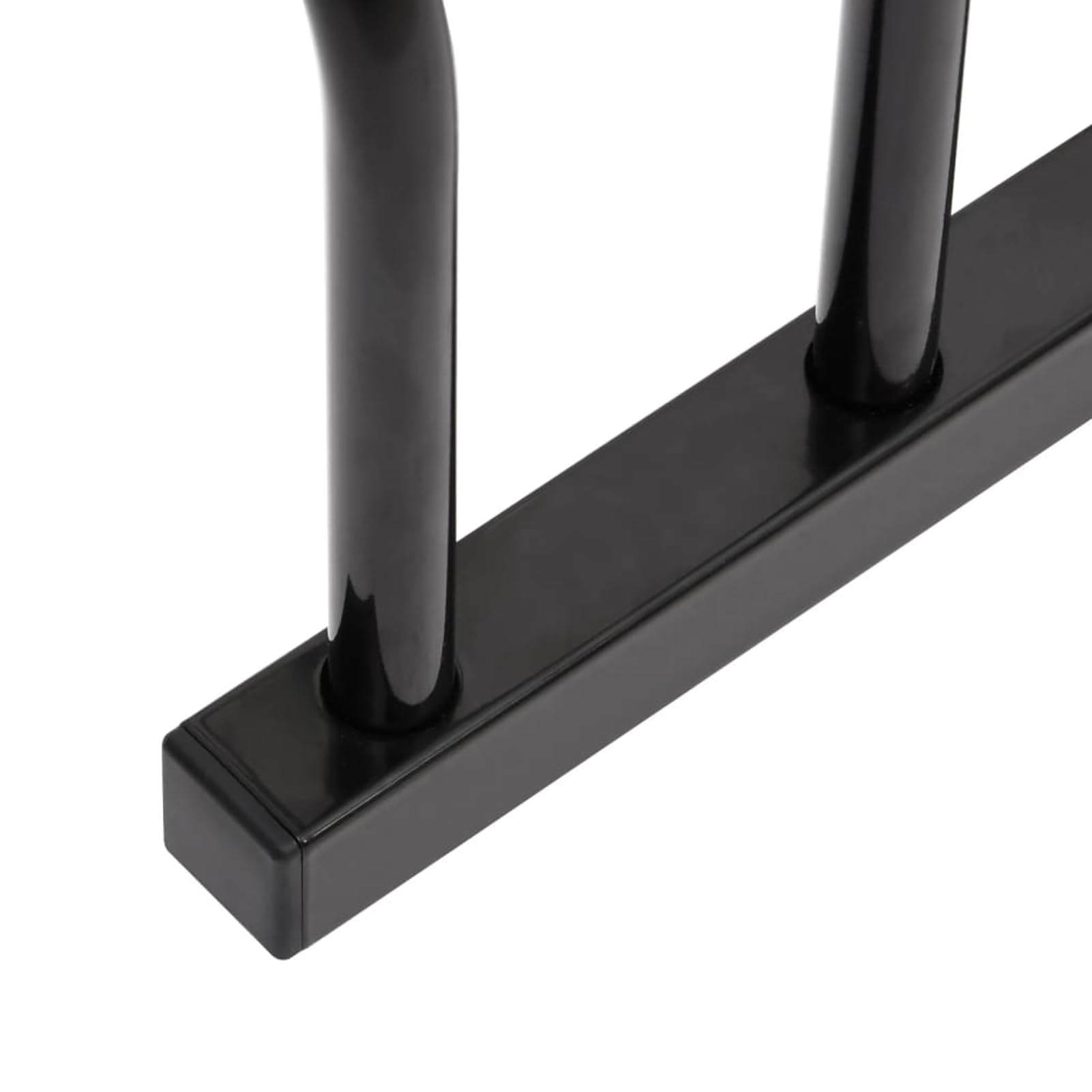 Homgoday Stahl Fahrradständer für bis zu 4 Fahrräder - Schwarz, 103,5 x 33 x 26 cm, Garagen- und Gartenlagerung, Anti-Diebstahl Fahrradständer Model154424