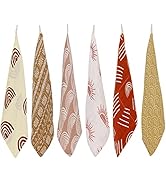 LifeTree Baby Musselin Waschlappen, 6 Stück weiche Bambus Baumwolle Baby Handtuch für Jungen und ...