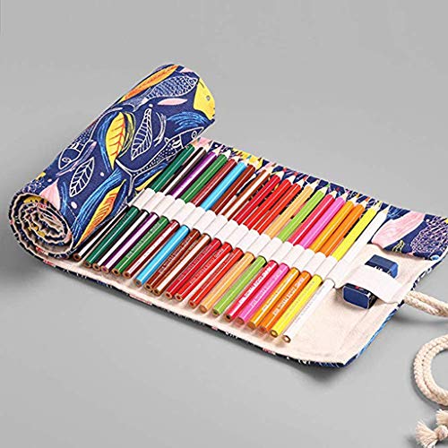 Image of Paint Brush Bag Roll Up Art Painting Brushes Cases Holder for Artist Draw Pen Watercolor
