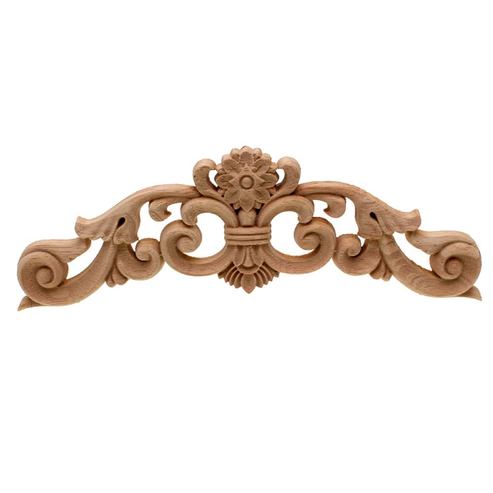 Applique de meuble en bois sculpté pour masquer les imperfections et embellir un mur