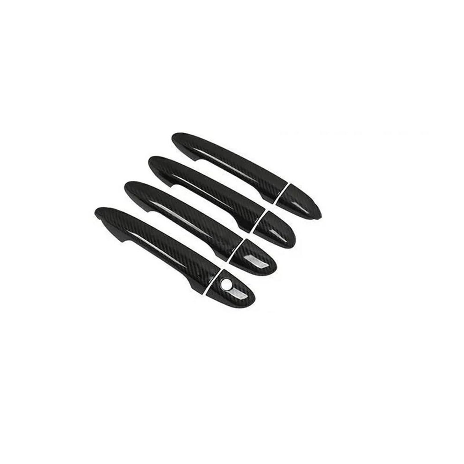 Qibbei Style 3 Abs Car Exterior Door Handle Protective Cover Decorative Lhd Rhd For Mazda Cx-5 Kf 2017~2025(,Lhd)
