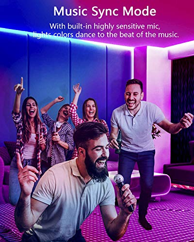 Tira LED RGB Bluetooth 10M 600 Luces ALITOVE miniatura 3