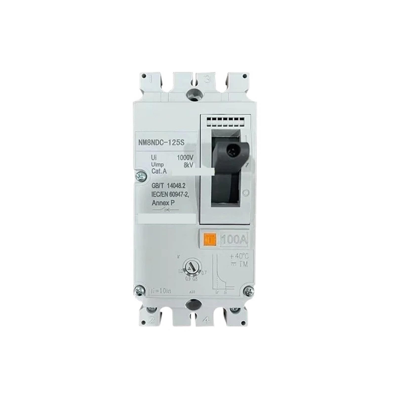 DC MCCB NM8NDC, compatible con CHINT, DC500V