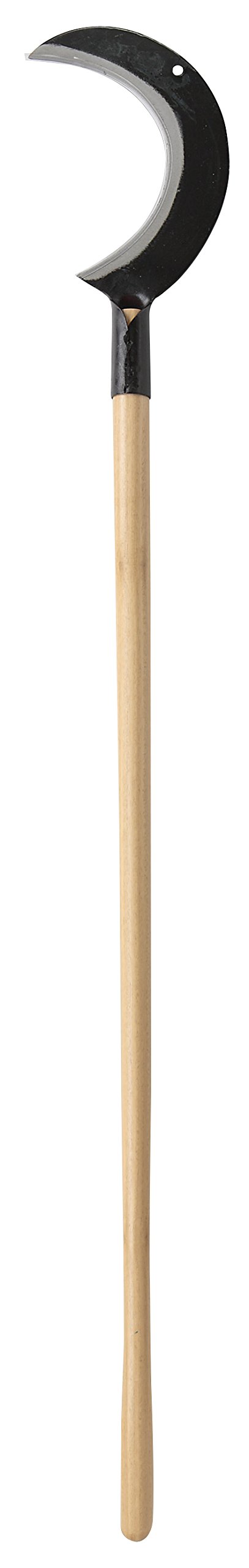 Leborgne Croissant 1 taillant, Longueur lame: 24 cm, Manche bois 130 cm, Acier forgé et trempé