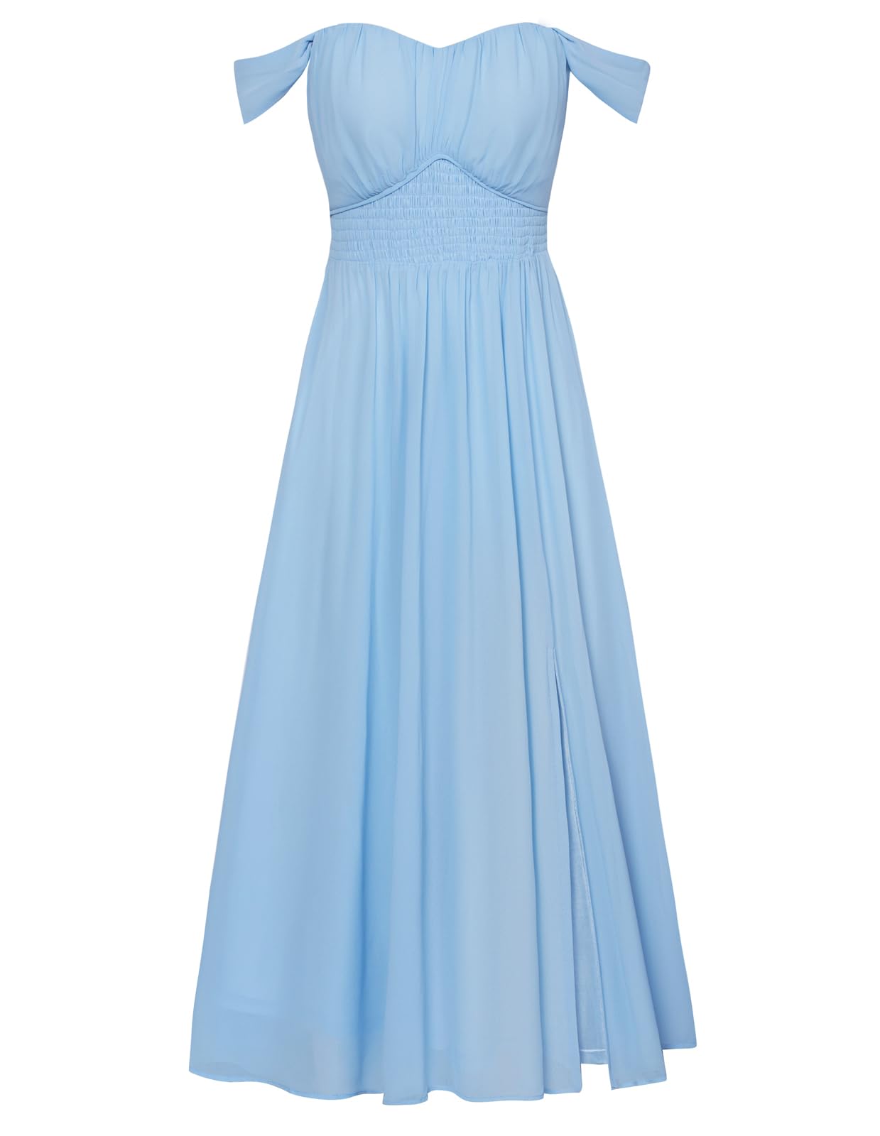 GRACE KARIN 2026 Women's Summer Floral Wedding Guest Dress,Beach Flowy A Line Maxi Off Shoulder Bridesmaid Dresses