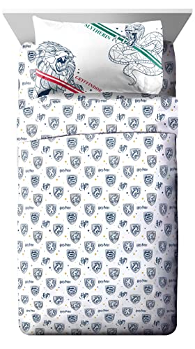 Image of Harry Potter Twin Comforter Set 5 Piece Kids Bedding, Gray