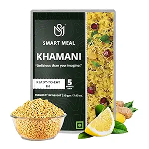 Instant Khamani Mix Flour - Ready to Cook Khamani - Gujarati Snack Food (210gm)