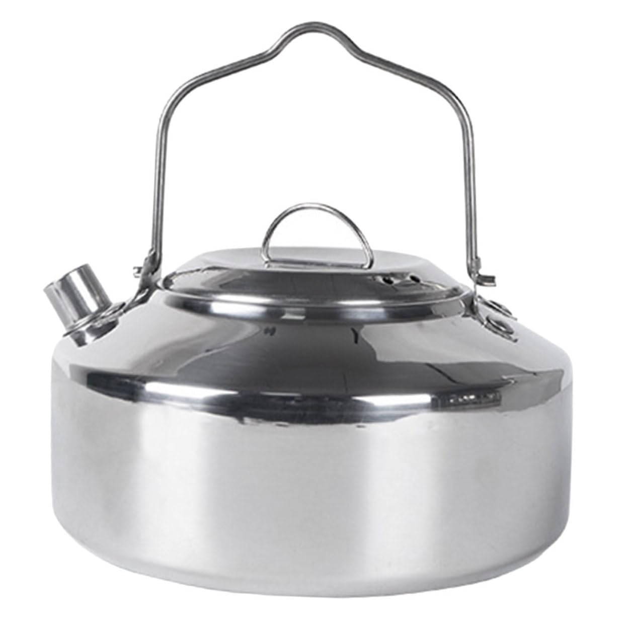 Bouilloire inox extérieur Alipis, la théière portable durable et élégante